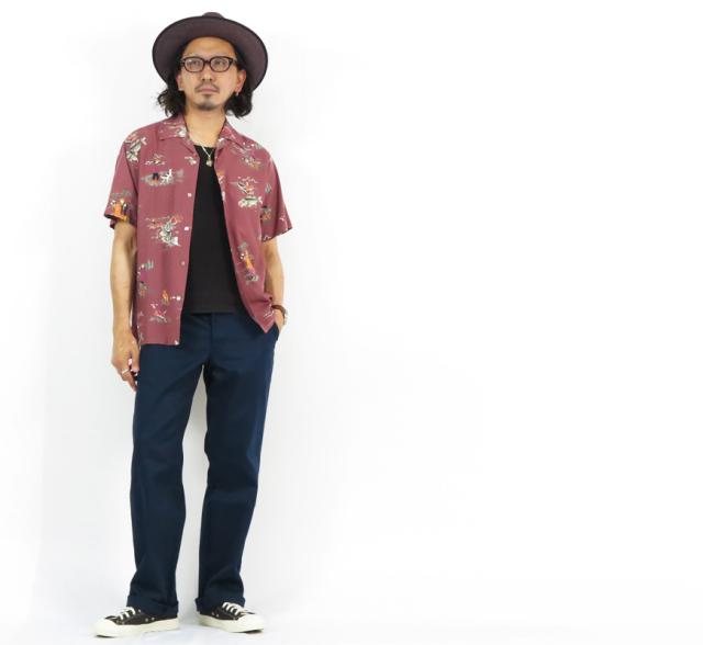 ORGUEIL オルゲイユ レーヨン ハワイアンシャツ OR-5075