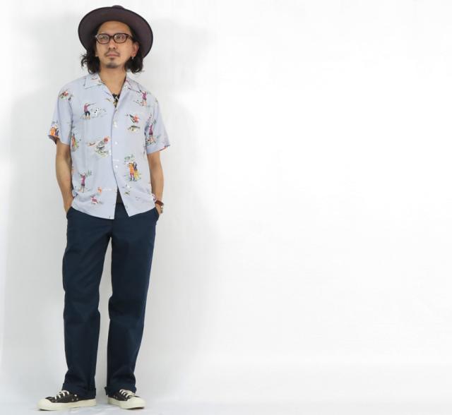 ORGUEIL オルゲイユ レーヨン ハワイアンシャツ OR-5075