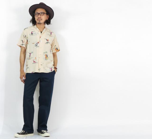 ORGUEIL オルゲイユ レーヨン ハワイアンシャツ OR-5075