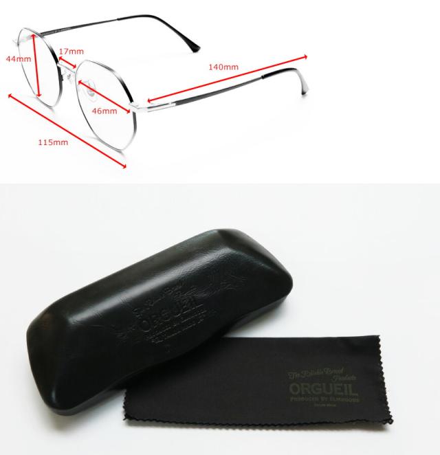 ORGUEIL オルゲイユ メタルフレームグラス OR-7315