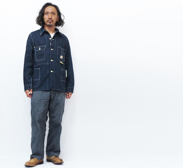 SUGAR CANE シュガーケーン 9oz ウォバッシュストライプ ワークコート SC15658