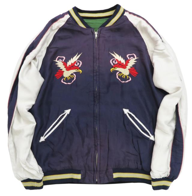 テーラー東洋 テイラー東洋 Tailor Toyo リバーシブル サテン スカジャン エイジング加工モデル WHITE TIGER × LANDSCAPE TT15545