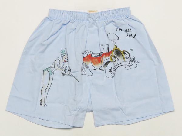 GLAD HAND グラッドハンド U.S.Aコットン スタンダード ボクサーショーツプリントC柄 WOVEN FABRIC シリーズ