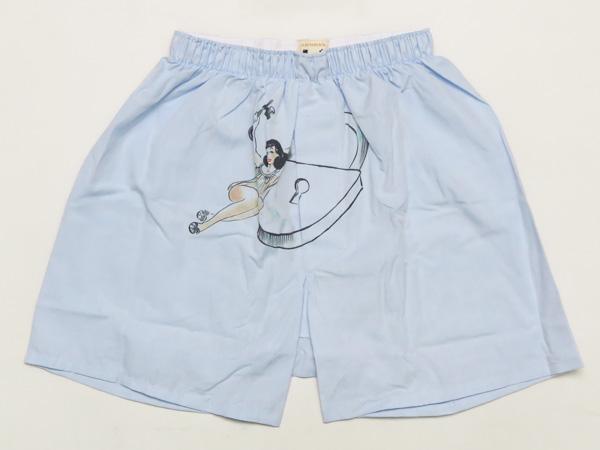 GLAD HAND グラッドハンド U.S.Aコットン スタンダード ボクサーショーツプリントD柄 WOVEN FABRIC シリーズ