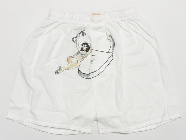 GLAD HAND グラッドハンド U.S.Aコットン スタンダード ボクサーショーツプリントD柄 WOVEN FABRIC シリーズ