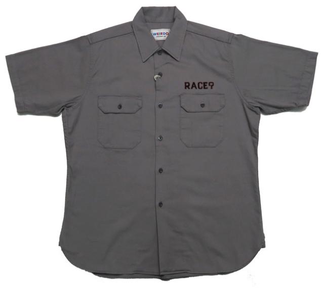 WEIRDO ウィアード フロッキープリント 半袖ワークシャツ 「WRD SUPPLY」 GLAD HAND グラッドハンド