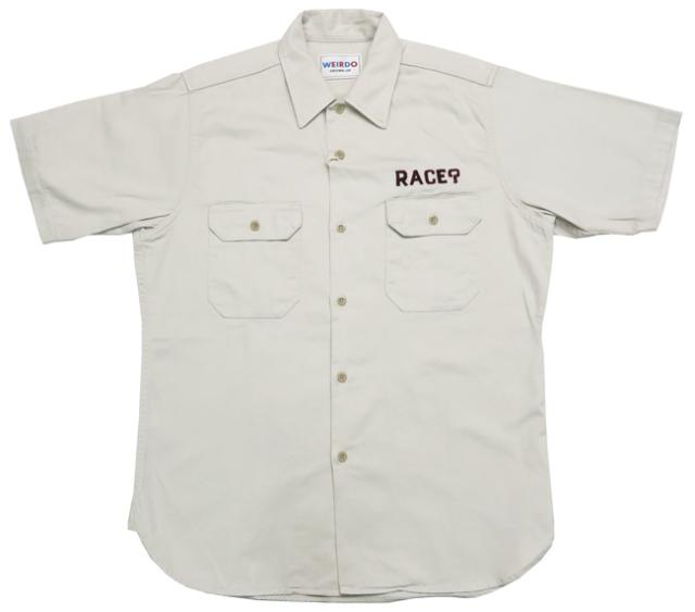 WEIRDO ウィアード フロッキープリント 半袖ワークシャツ 「WRD SUPPLY」 GLAD HAND グラッドハンド