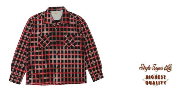 Style Eyes スタイルアイズ 長袖 ヒョウ柄 ベロア オープンカラーシャツ SE28245