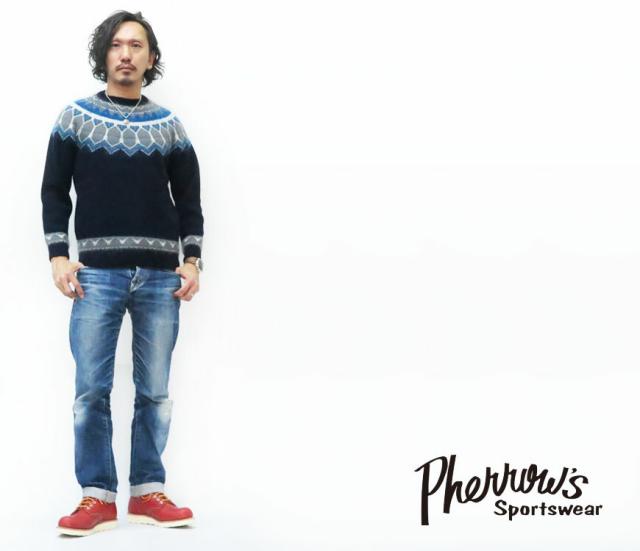 フェローズ Pherrow's 半袖Tシャツ プリント ''TIGER CUB''  19S-PT5