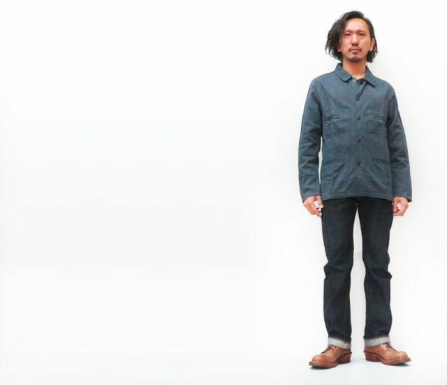 シュガーケーン SUGAR CANE 長袖 6.5oz コットンビーチクロス ワークジャケット  フィクションロマンス SC14777