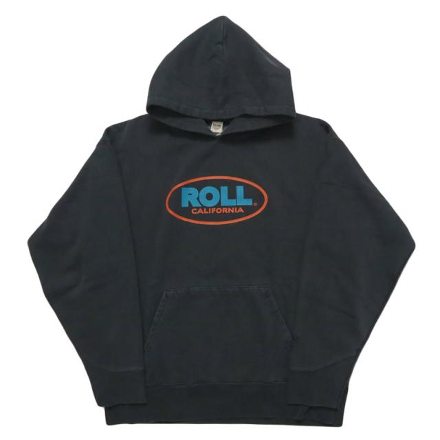 バーンズ BARNS 長袖 プルオーバー スウェット パーカー アスレチック プリントフーディー  "ROLL" ピグメント染め 裏起毛 BR-25466【2025年秋冬新作】