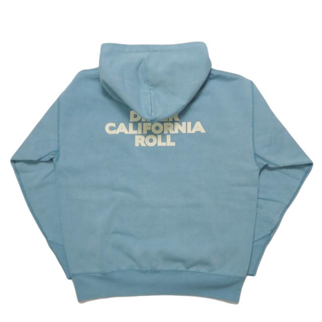 バーンズ BARNS 長袖 プルオーバー スウェット パーカー アスレチック プリントフーディー  "ROLL" ピグメント染め 裏起毛 BR-25466【2025年秋冬新作】