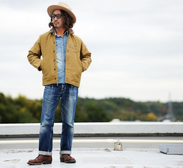 バズリクソンズ Buzz Rickson's デッキジャケット N-1 ステンシルプリント "MIDWAY" NAVAL CLOTHING  DEMOTEX-ED BR15766 【2025年秋冬新作】