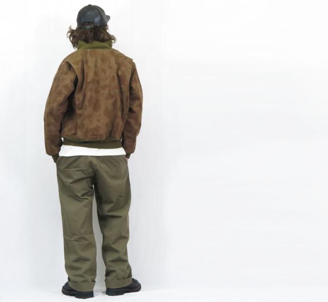 Buzz Rickson's BR15768 / AVIATION ASSOCIATES TANKERS CAMOUFLAGE OVER DYE