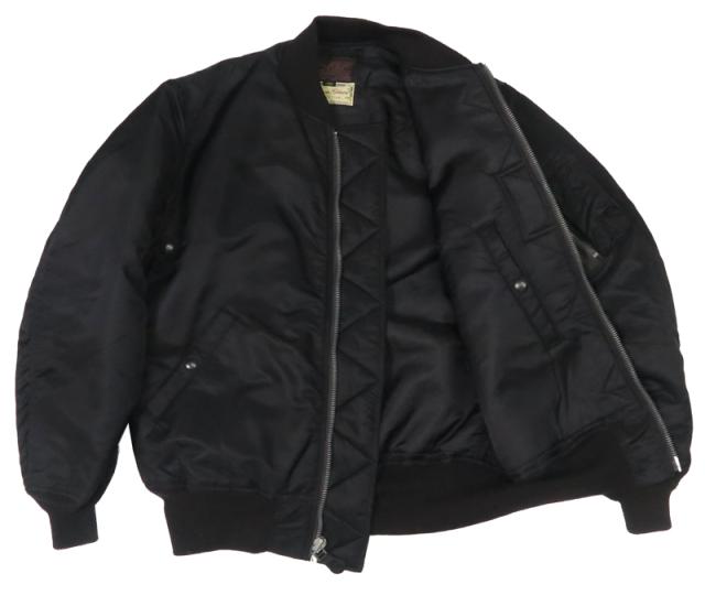 Buzz Rickson's フライトジャケット BLACK MA-1 1st Moderl Albert Turner ロング丈 William Gibson BR15772