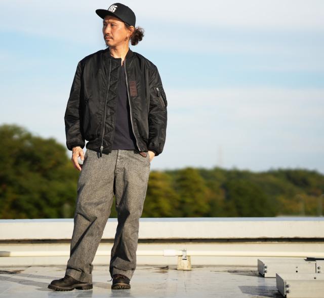 Buzz Rickson's フライトジャケット BLACK MA-1 1st Moderl Albert Turner ロング丈 William Gibson BR15772