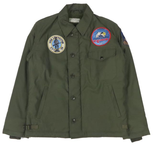 バズリクソンズ Buzz Rickson's A-2 デッキジャケット U.S.NAVY パッチモデル CVT-16 USS LEXINGTON BR15805 【2025年秋冬新作】