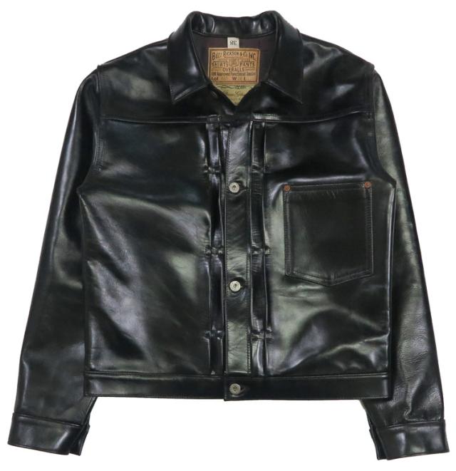 Buzz Rickson's バズリクソンズ ブラック ホースハイド レザー ジャケット BR80665 WILLIAM GIBSON