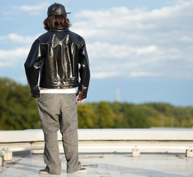 Buzz Rickson's バズリクソンズ ブラック ホースハイド レザー ジャケット BR80665 WILLIAM GIBSON