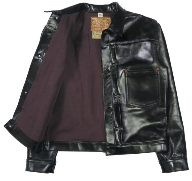 Buzz Rickson's バズリクソンズ ブラック ホースハイド レザー ジャケット BR80665 WILLIAM GIBSON