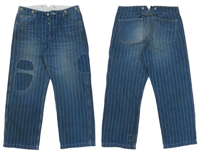 FULLCOUNT スターインディゴウォバッシュ ワークパンツ FC1138HW