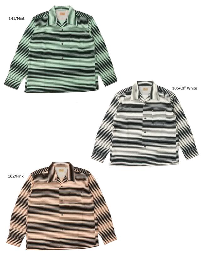 Style Eyes スタイルアイズ 長袖 ヒョウ柄 ベロア オープンカラーシャツ SE28245