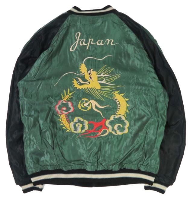 テーラー東洋 テイラー東洋 Tailor Toyo 2TONE ベロア × サテン スカジャン TIGER HEAD × GOLD DRAGON TT15795-119