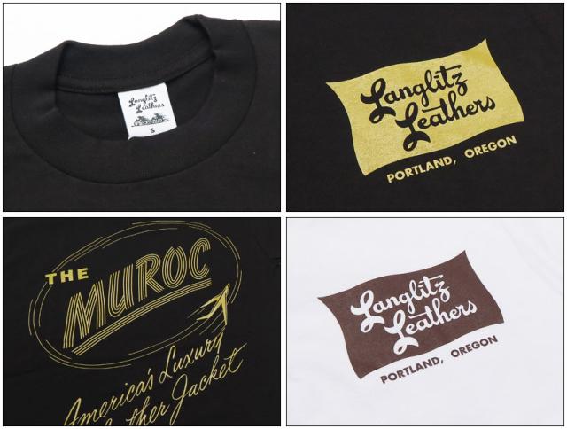 ラングリッツレザーズ Langlitz Leathers 半袖Tシャツ ロゴプリント LL282