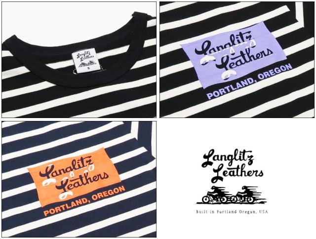 ラングリッツレザーズ Langlitz Leathers 半袖Tシャツ ロゴプリント LL282