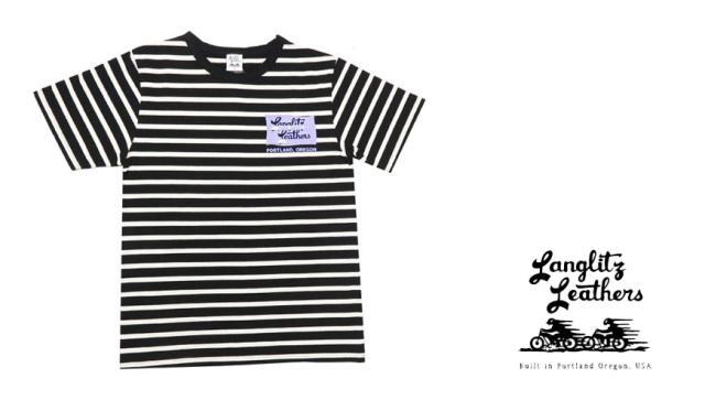 ラングリッツレザーズ Langlitz Leathers 半袖Tシャツ ロゴプリント LL282