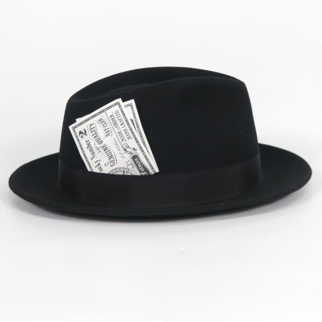 J.J. WILLIAMS By Mr.FATMAN ミスターファットマン ウールフェルトハット LEADBOY 6253005