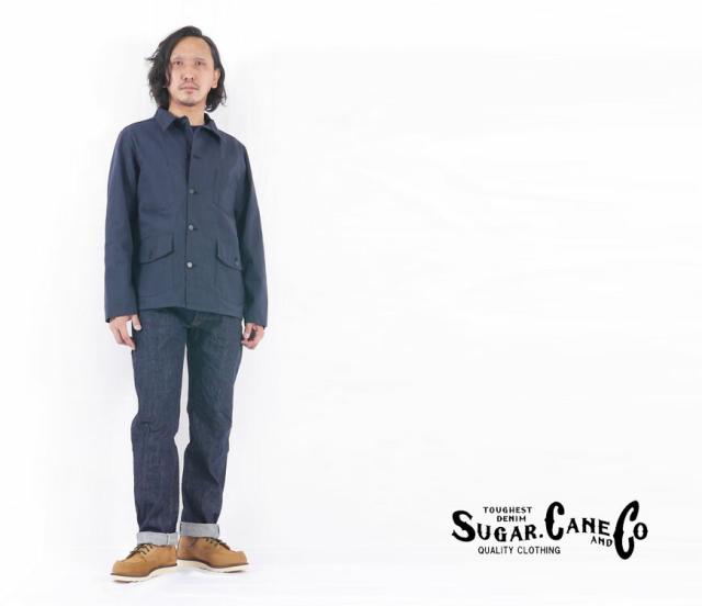 SUGAR CANE シュガーケーン ミスターフリーダム インディゴ ヘリンボーン カバーオール "FROGSMAN" Mister Freedom SC14837