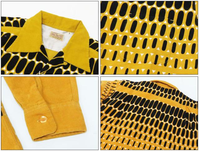 Style Eyes スタイルアイズ 長袖 ヒョウ柄 ベロア オープンカラーシャツ SE28245