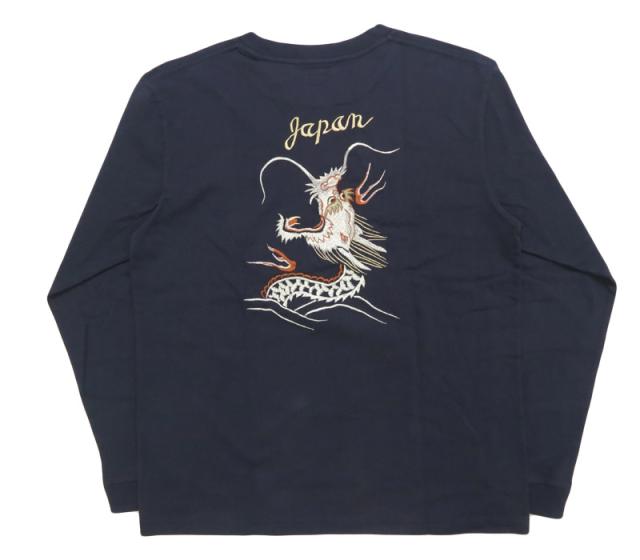 テーラー東洋 Tailor Toyo 長袖 スカ刺繍 Tシャツ LONG SLEEVE SUKA T-SHIRT EMBROIDERED “DRAGON” テイラー東洋 TT69648【2025年秋冬新作】