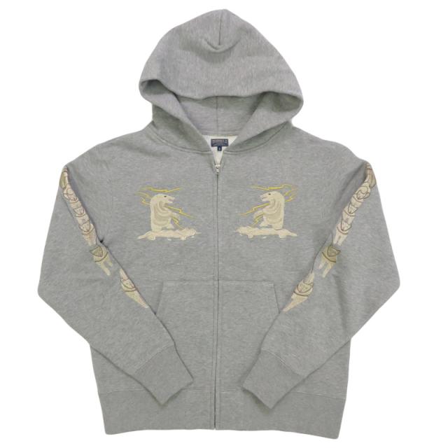 テーラー東洋 Tailor Toyo 長袖 スカ刺繍 ジップパーカー　SUKA ZIP PARKA EMBROIDERED “ALASKA”  テイラー東洋 TT69652【2025年秋冬新作】