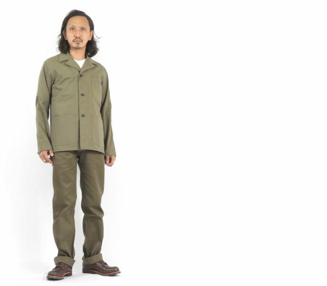 バズリクソンズ Buzz Ricksons USN N-3 ヘリンボーン ユーティリティ ジャケット U.S.NAVY 海軍 ミリタリー BR14872