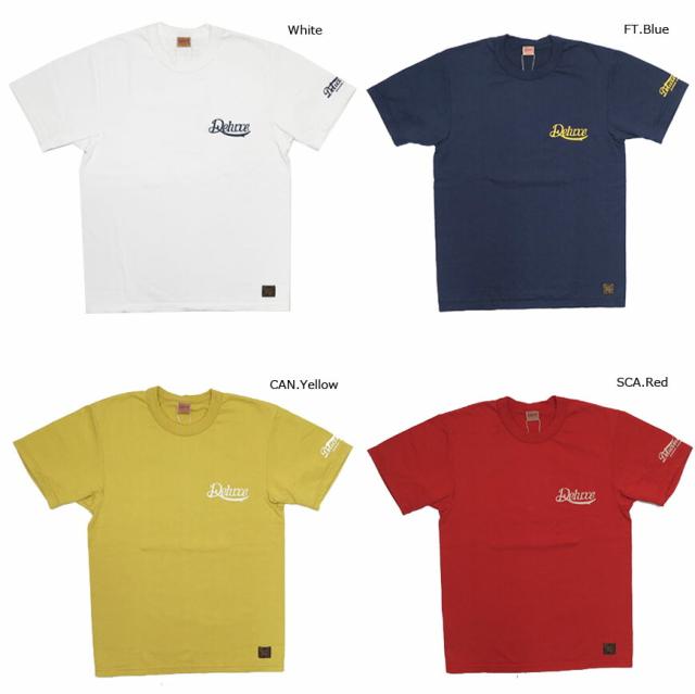 デラックスウェア DELUXEWARE Tシャツ ロゴ プリント 吊り編み 3本針縫い ユニオンスペシャル BRG-00B4