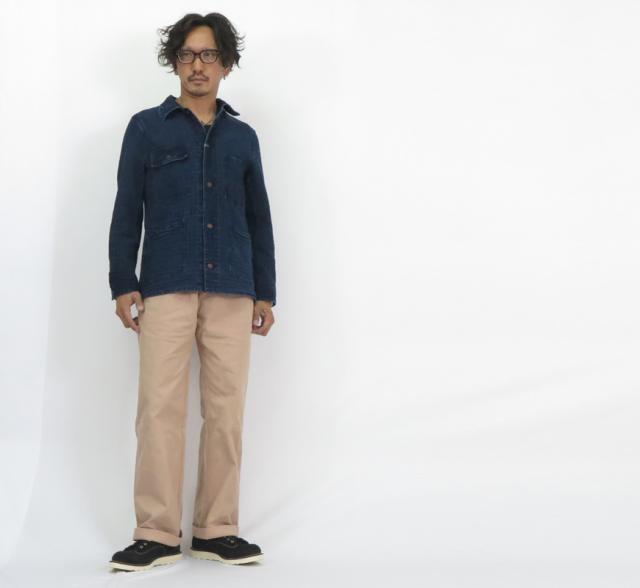 ダルチザン ステュディオ・ダ・ルチザン STUDIO D'ARTISAN 網代デニムジャケット D4562