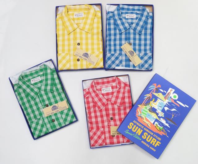 サンサーフ SUN SURF パラカチェックシャツ WATUMULL'S SS39127
