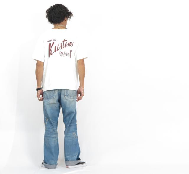 WEIRDO ウィアード 半袖 クルーネック スウェット KUSTOMS GLAD HAND グラッドハンド