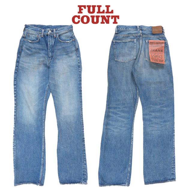 フルカウント FULLCOUNT 13.7oz セルビッジデニム レディース ジーンズ Vintage Finish "Monroe" Denim ジンバブエコットン 0107HW-21