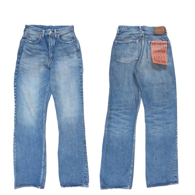 フルカウント FULLCOUNT 13.7oz セルビッジデニム レディース ジーンズ Vintage Finish "Monroe" Denim ジンバブエコットン 0107HW-21
