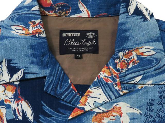 JELADO ジェラード 半袖 コットンハワイアンシャツ Hollywood BL12104