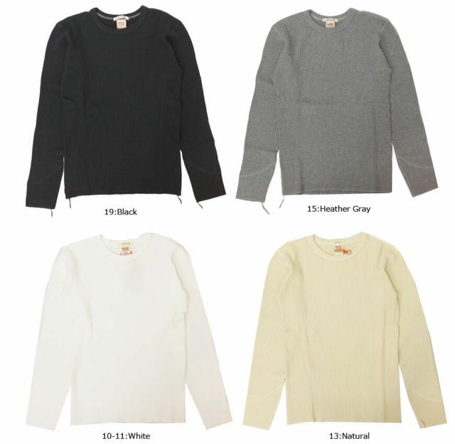 BARNS フラットシーマー両Ｖガゼットクルーネックスウェット BR-3000