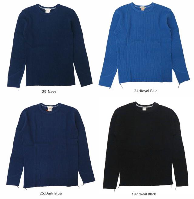 BARNS フラットシーマー両Ｖガゼットクルーネックスウェット BR-3000