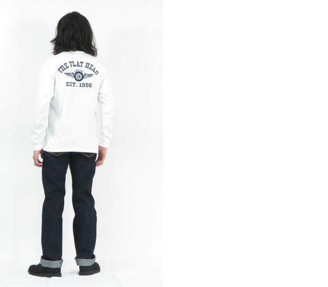 THE FLAT HEAD 半袖Tシャツ THCシリーズ STEADY BLUE THC-220