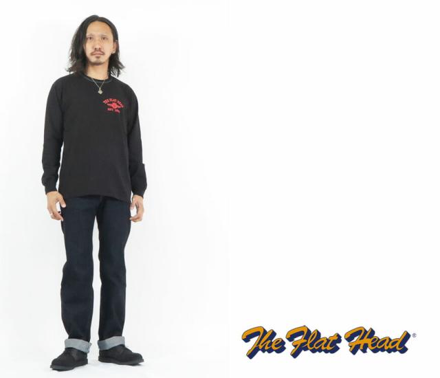 THE FLAT HEAD 半袖Tシャツ THCシリーズ STEADY BLUE THC-220