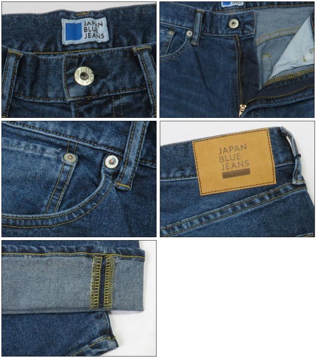 JAPAN BLUE JEANS 12oz アルティメイトストレッチデニム ワイド ディープインディゴ JBAG1522-D01
