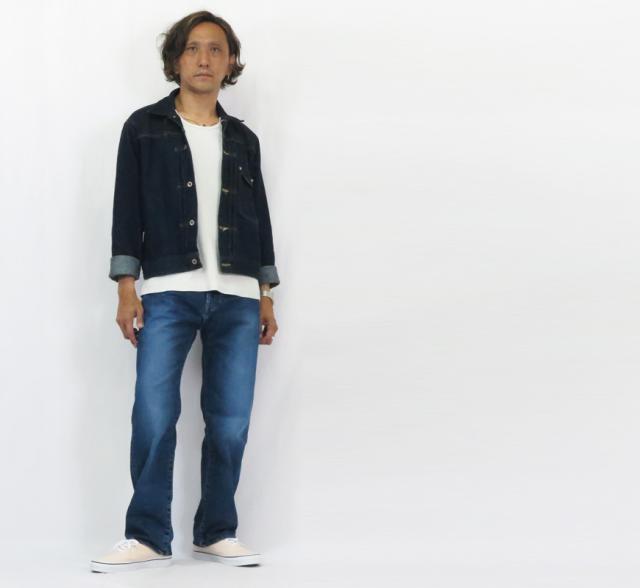 JAPAN BLUE JEANS 12oz アルティメイトストレッチデニム ワイド ディープインディゴ JBAG1522-D01