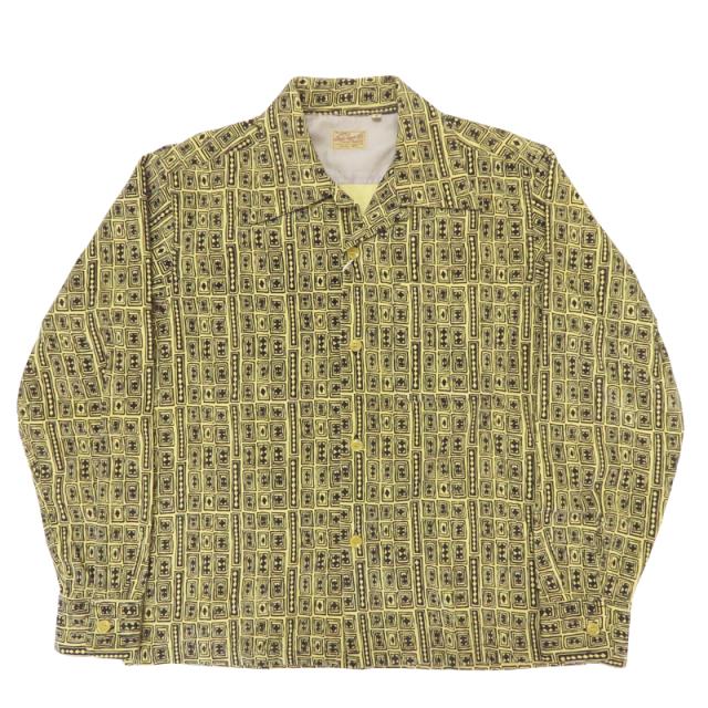Style Eyes スタイルアイズ ダイヤ柄 長袖 コーデュロイスポーツシャツ Mid 1950s Style Corduroy Sports Shirt “DIAMOND” SE29571 【2025年秋冬新作】